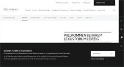Desktop Screenshot of lexusforum-leipzig.de