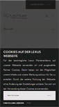 Mobile Screenshot of lexusforum-leipzig.de